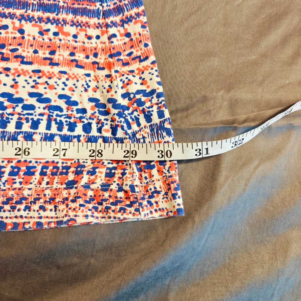 GAP Women's Tribal Print Maxi Dress‎ Red Blue White Strappy Summer XS - Picture 6 of 11
